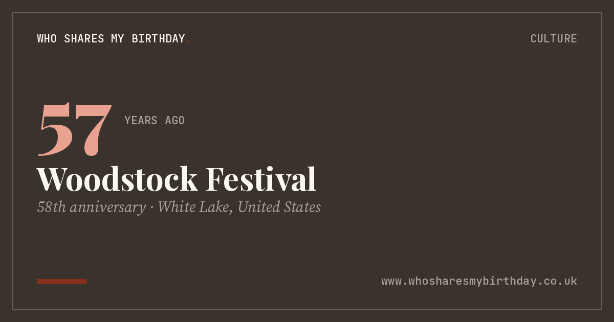 Woodstock Festival