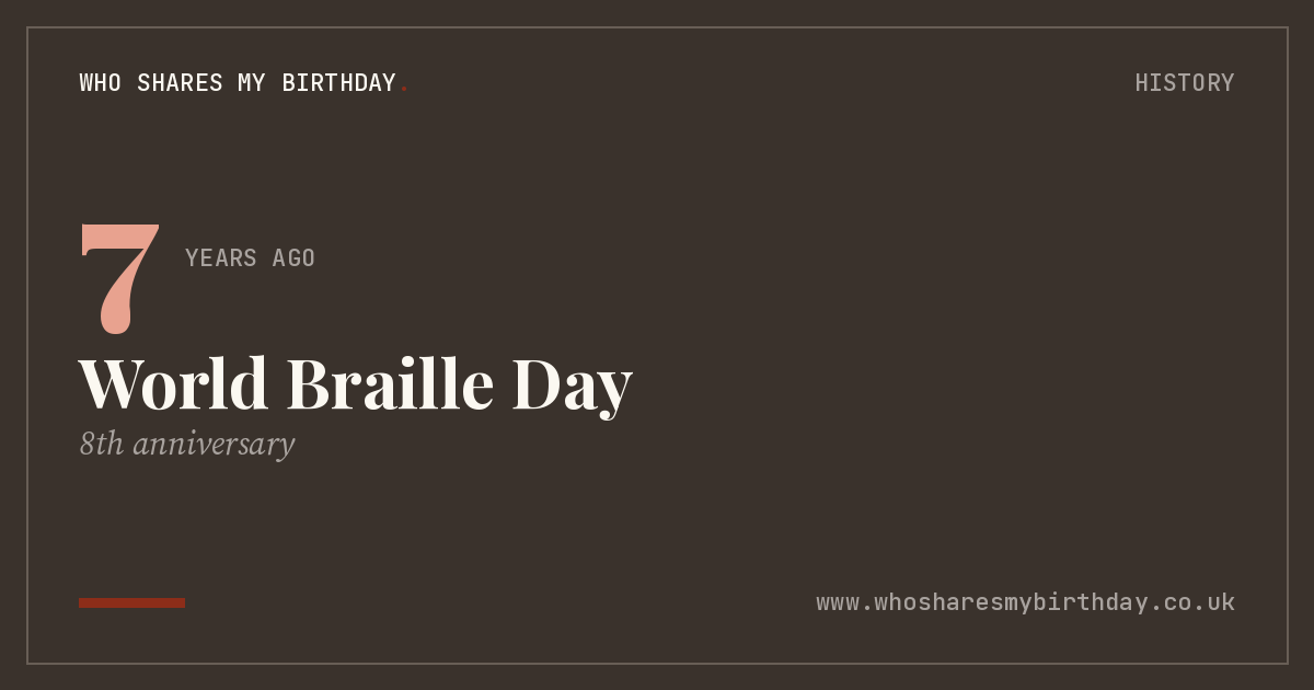 World Braille Day