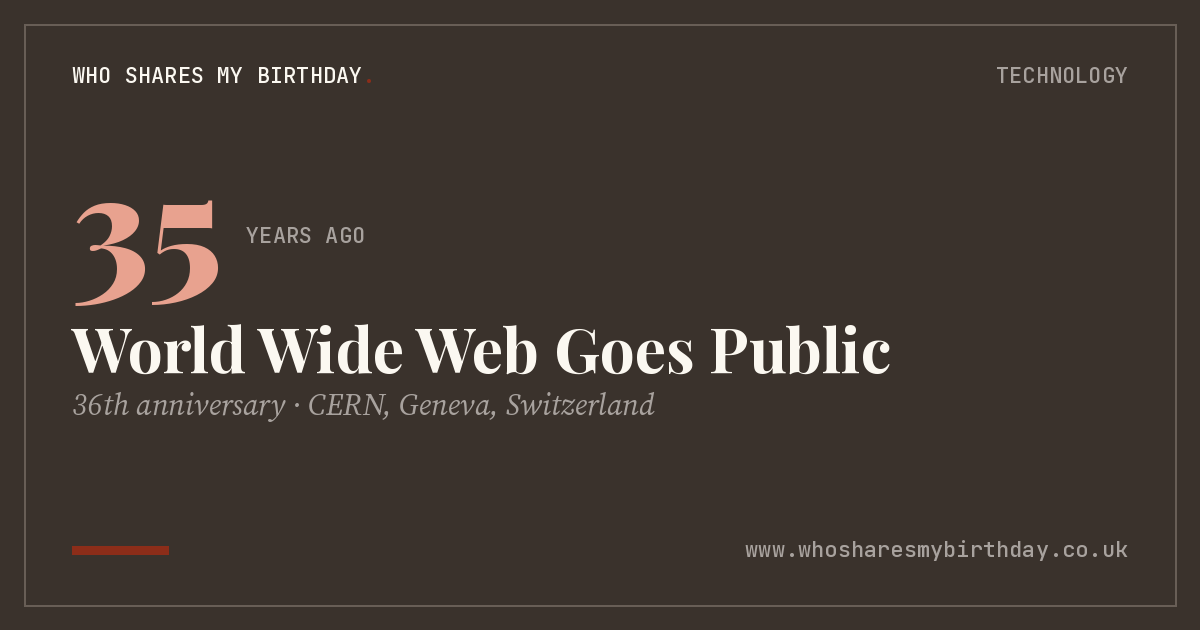 World Wide Web Goes Public
