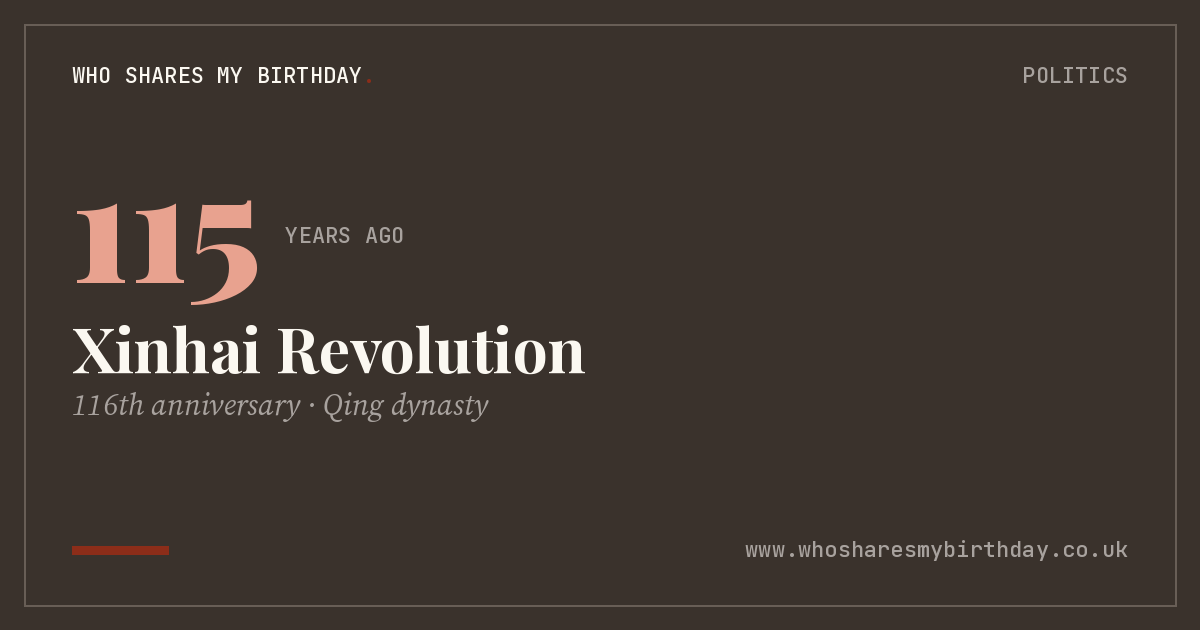 Xinhai Revolution
