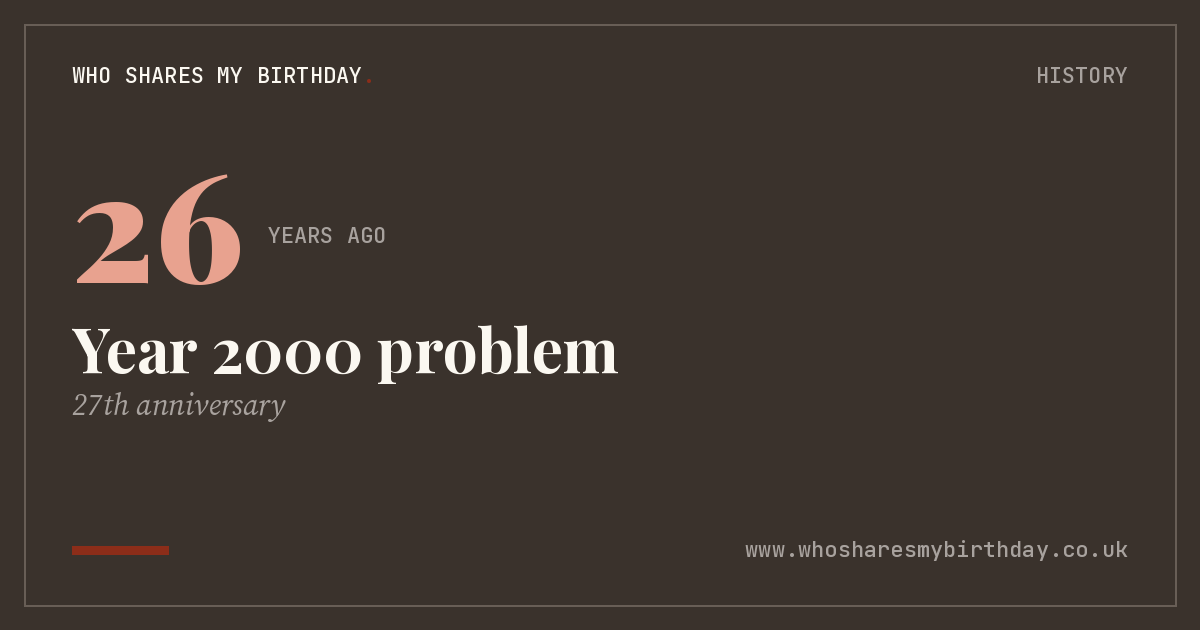 Year 2000 problem