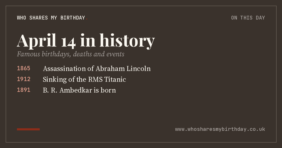 April 14 in history