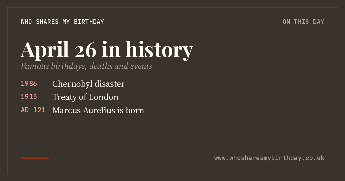 April 26 in history