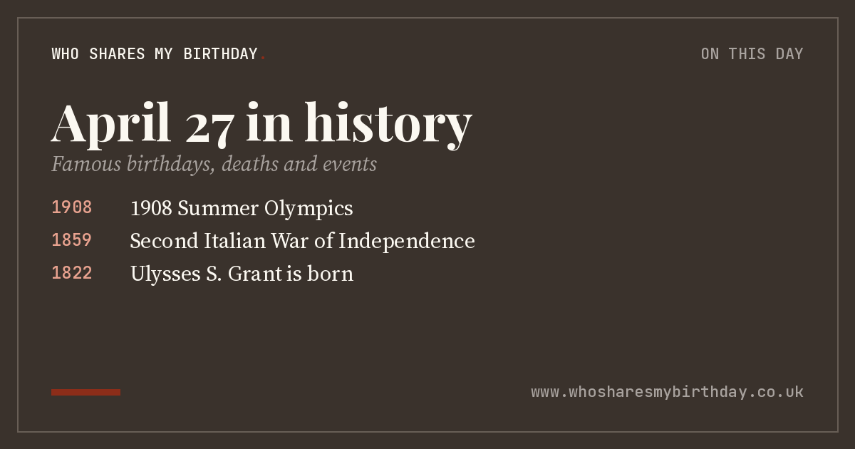 April 27 in history