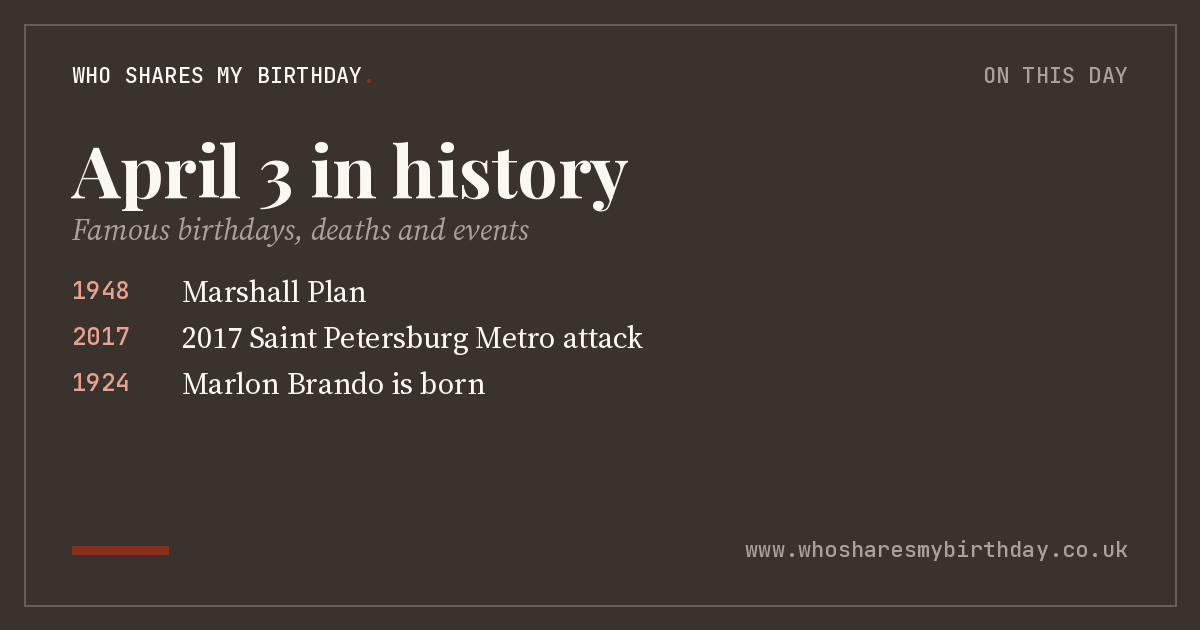 April 3 in history