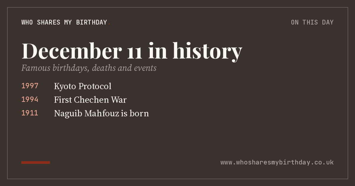 December 11 in history