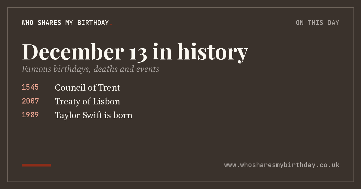 December 13 in history