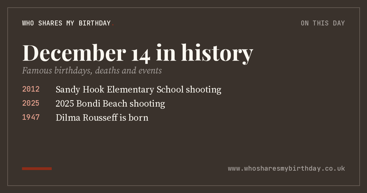 December 14 in history