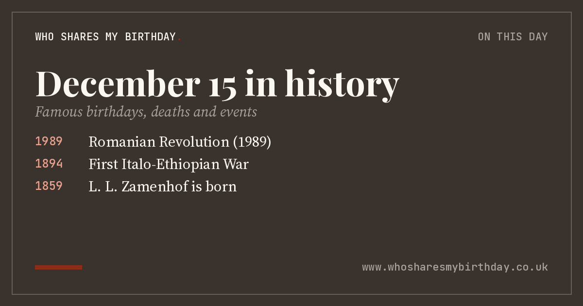December 15 in history