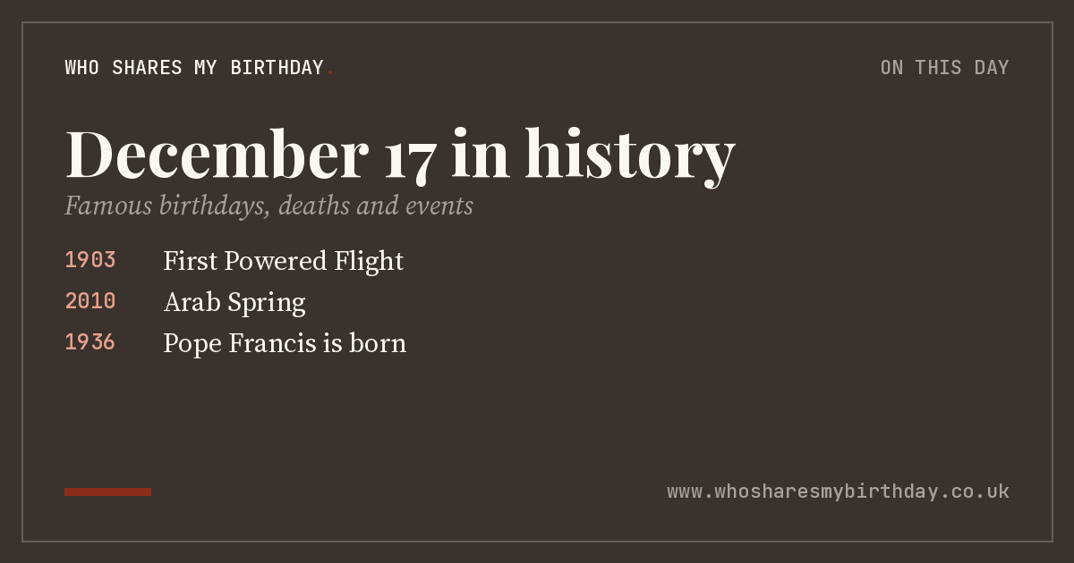 December 17 in history