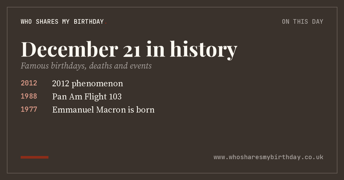 December 21 in history
