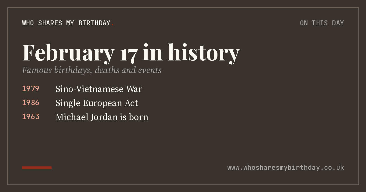 February 17 in history