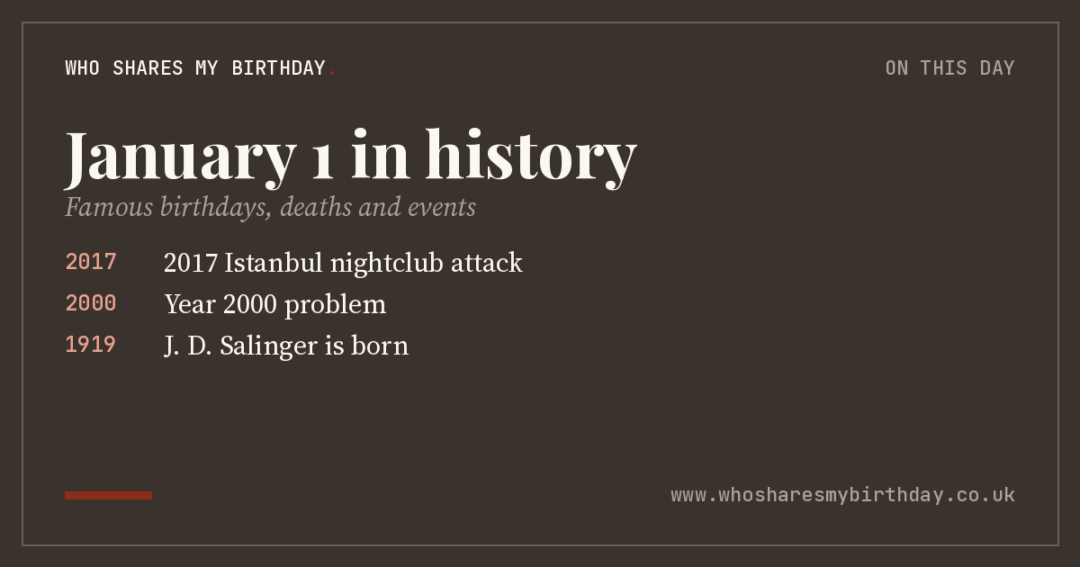 January 1 in history