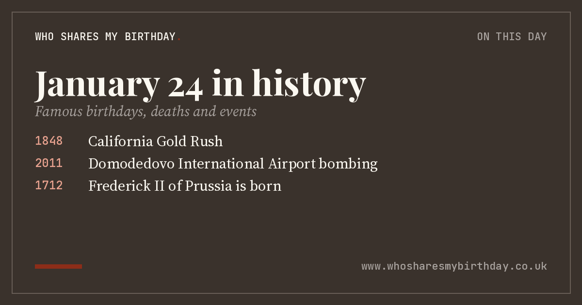 January 24 in history