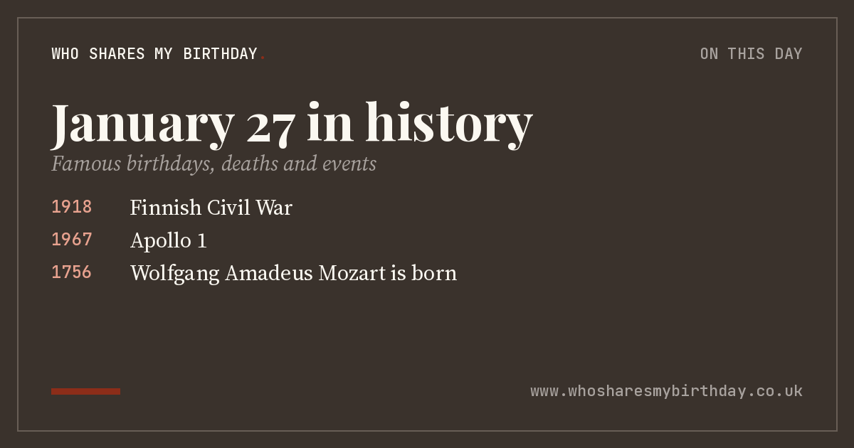 January 27 in history