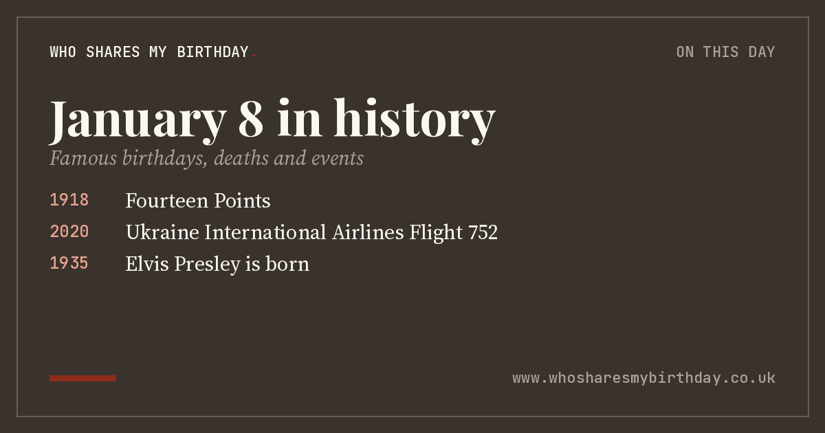 January 8 in history