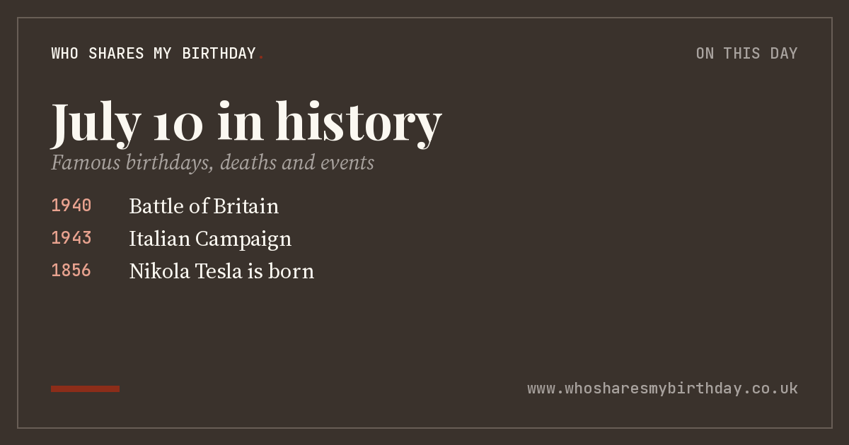 July 10 in history