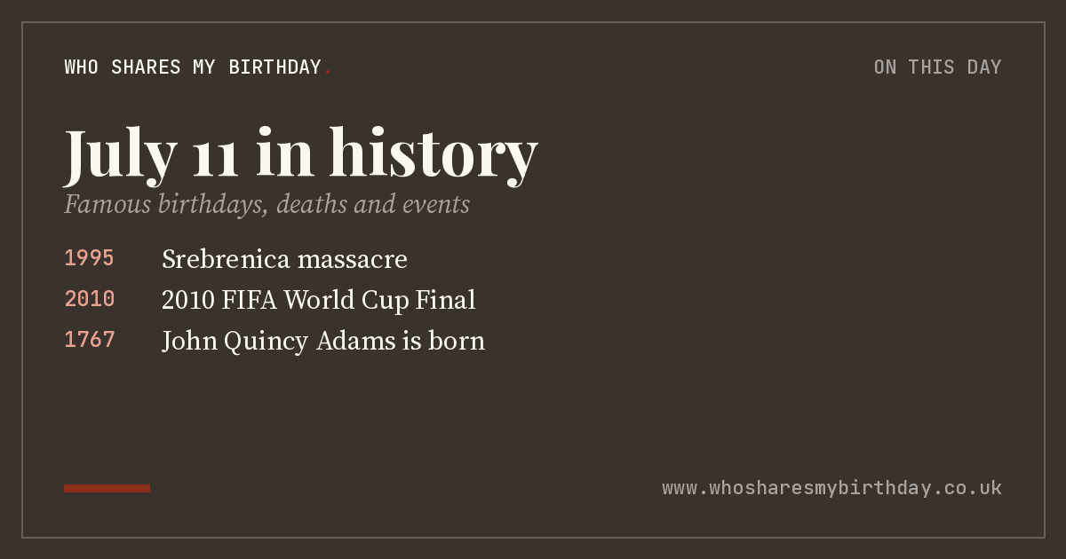 July 11 in history