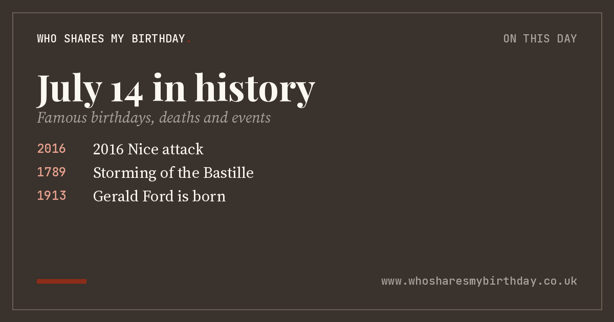 July 14 in history