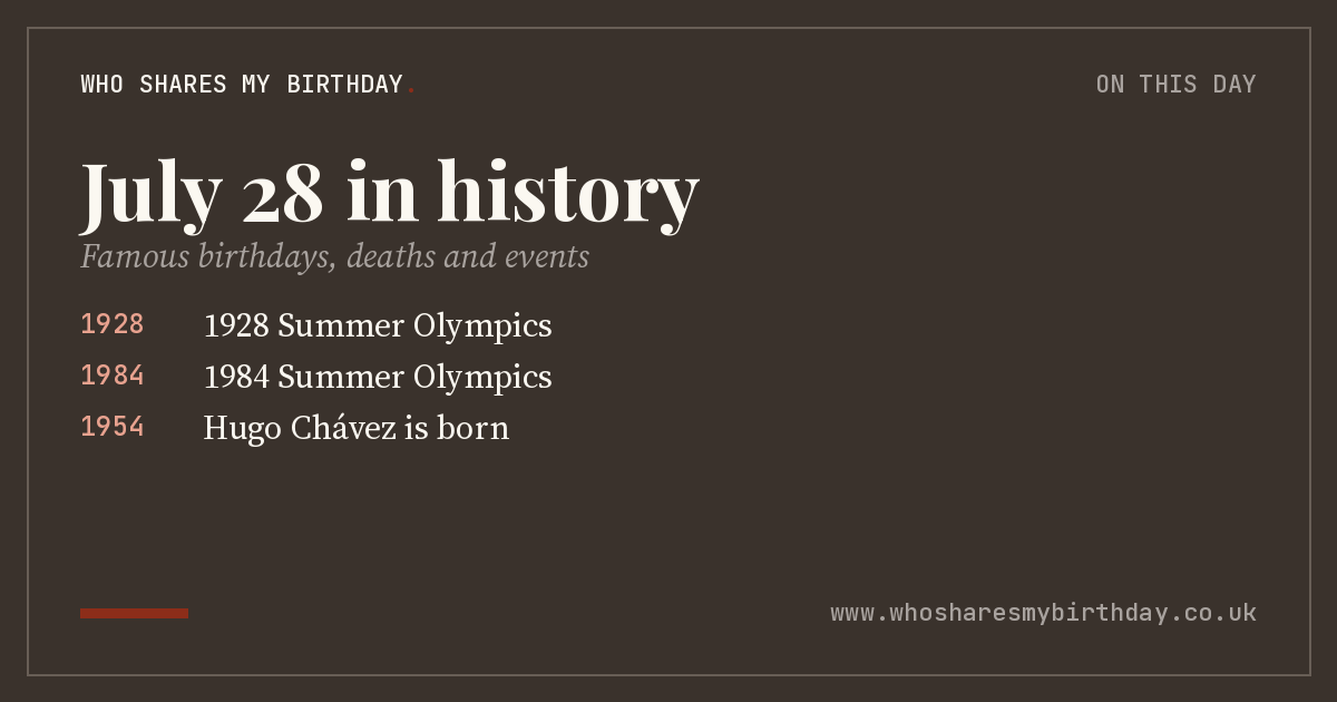 July 28 in history