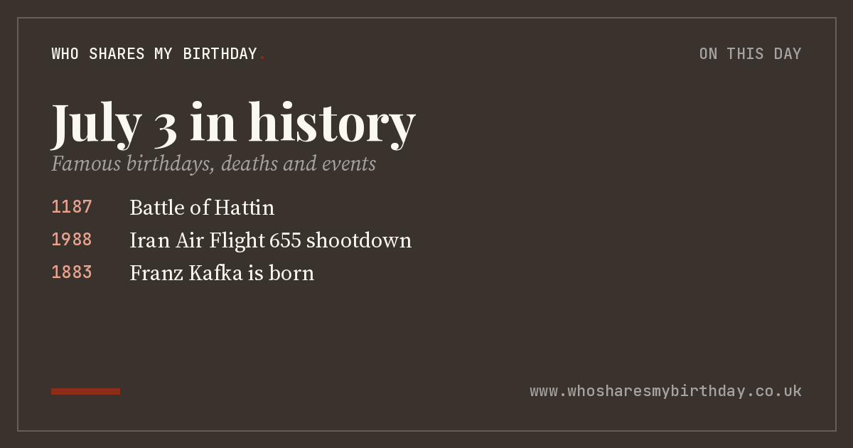 July 3 in history