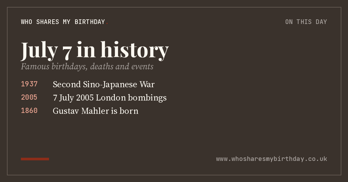 July 7 in history