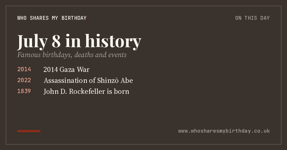 July 8 in history