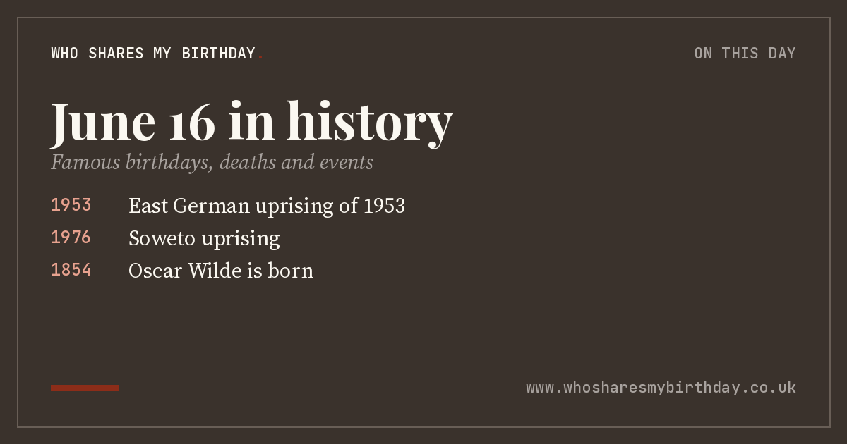 June 16 in history