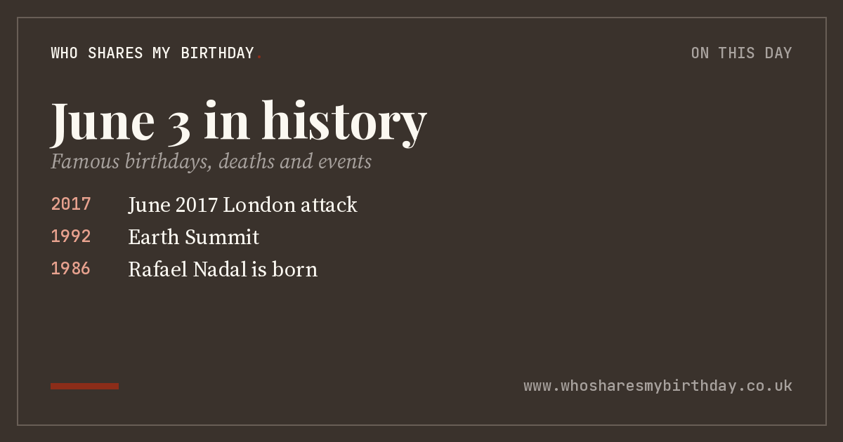 June 3 in history