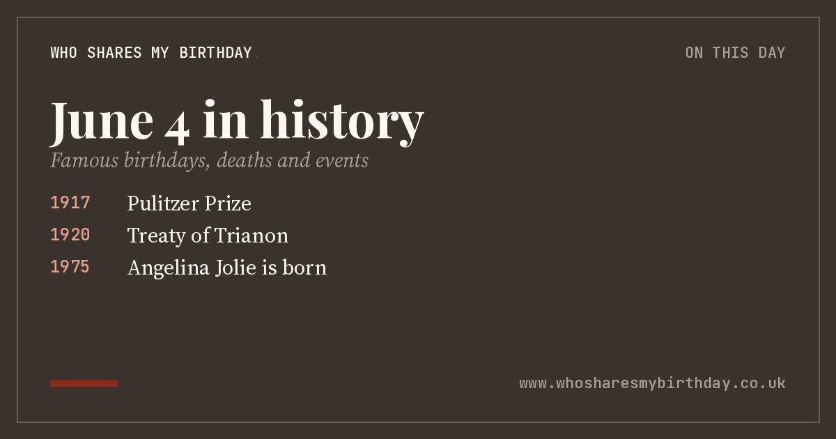 June 4 in history