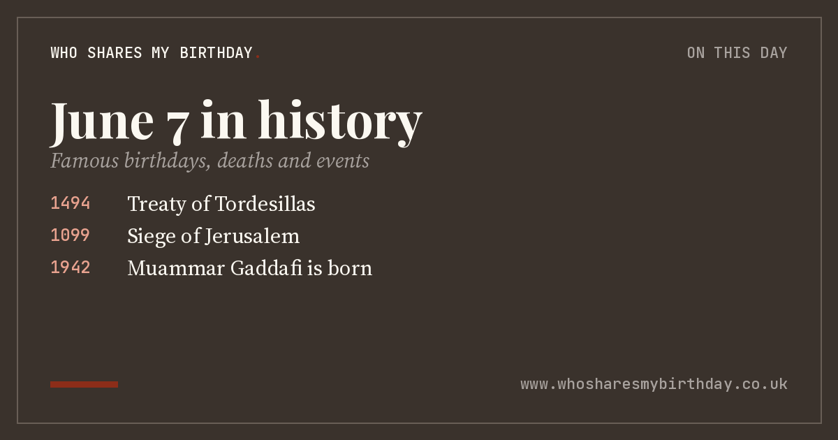 June 7 in history