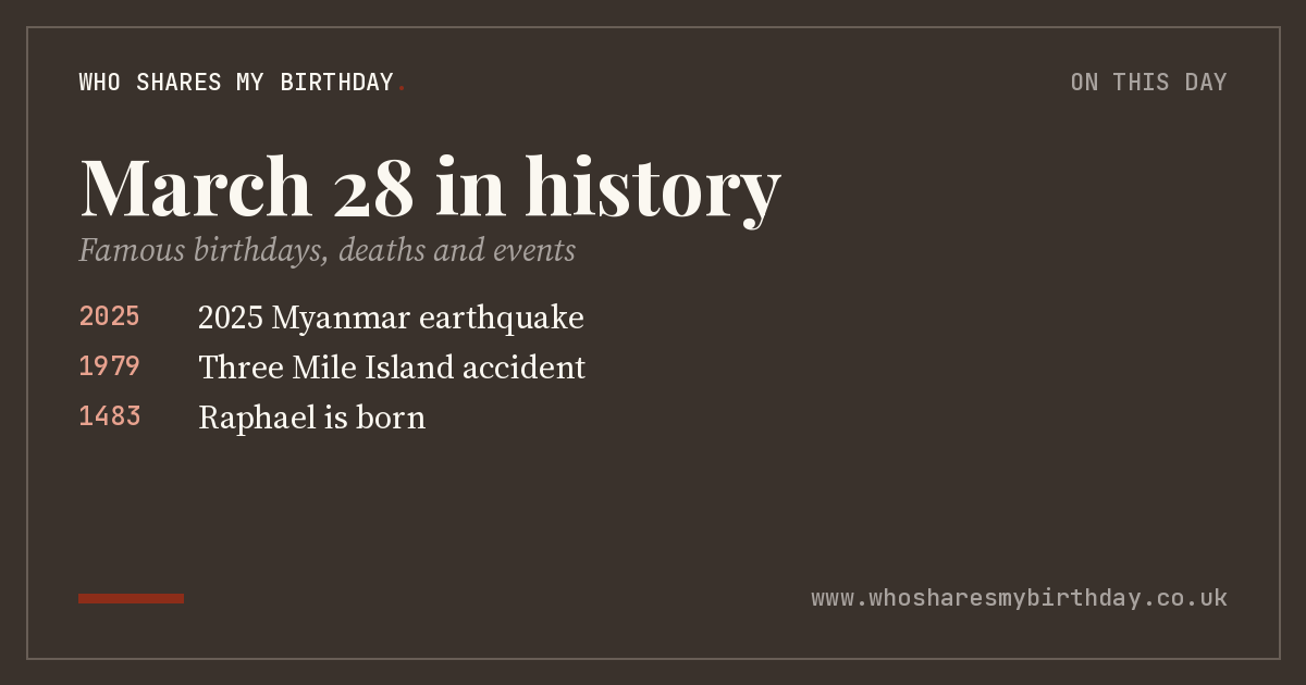 March 28 in history