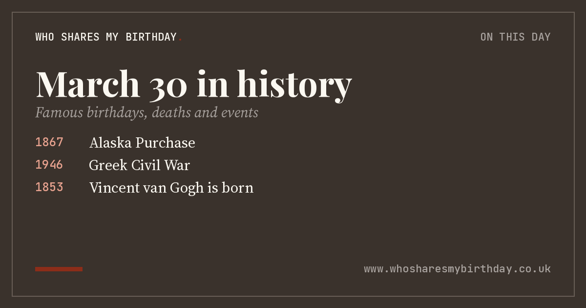 March 30 in history