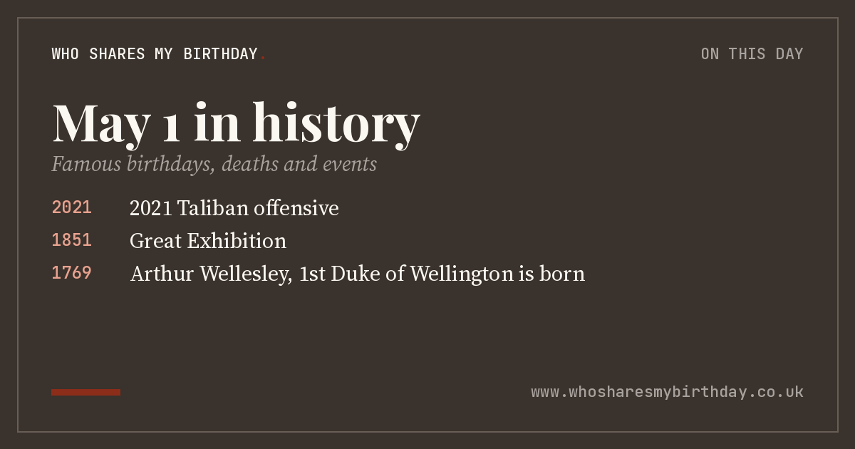 May 1 in history