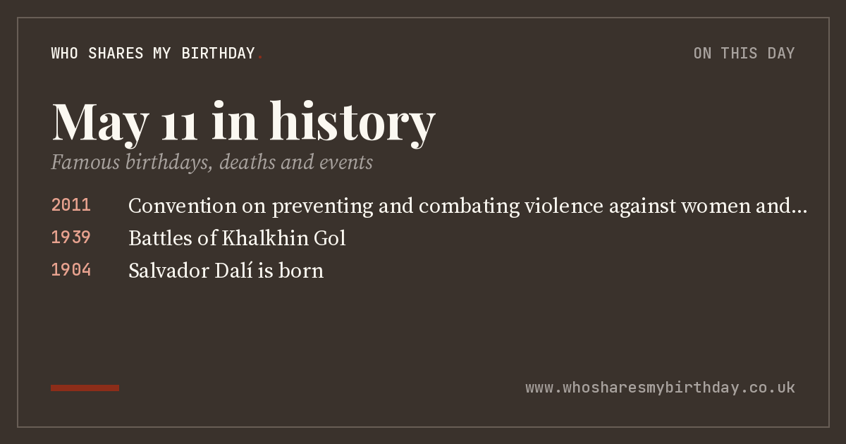 May 11 in history