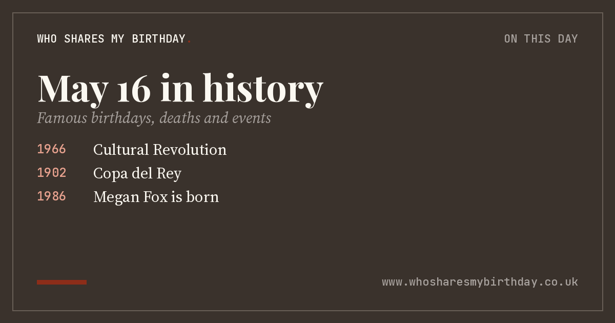May 16 in history