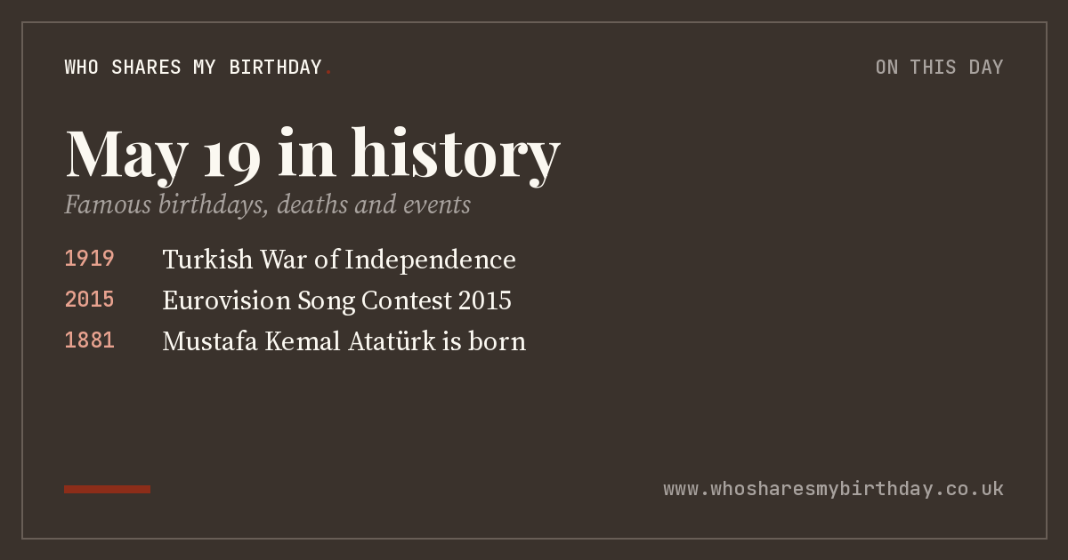 May 19 in history