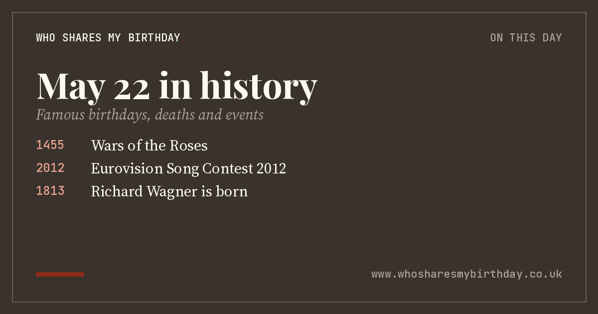 May 22 in history
