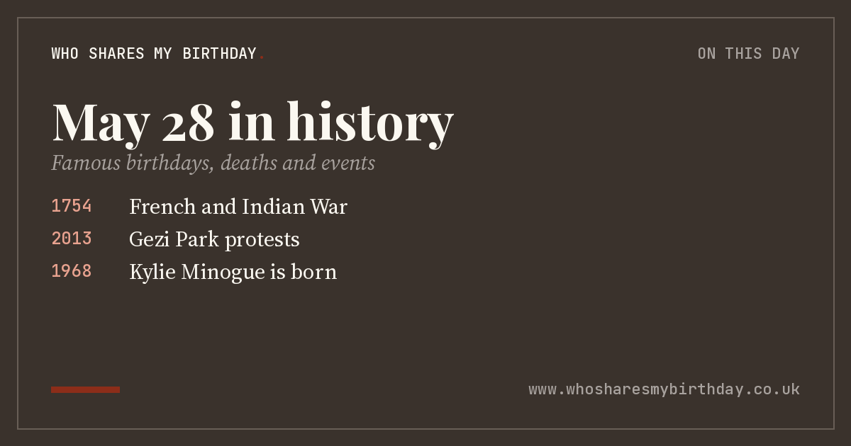May 28 in history