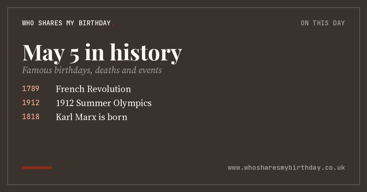 May 5 in history