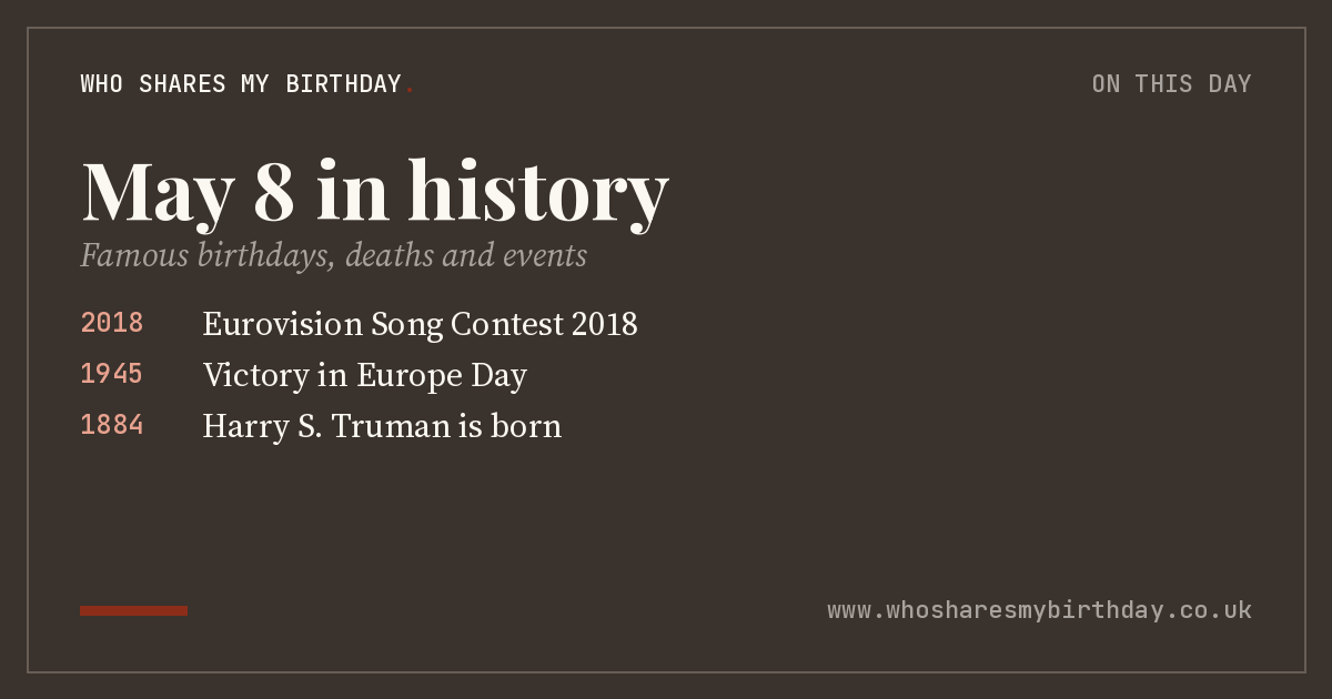 May 8 in history