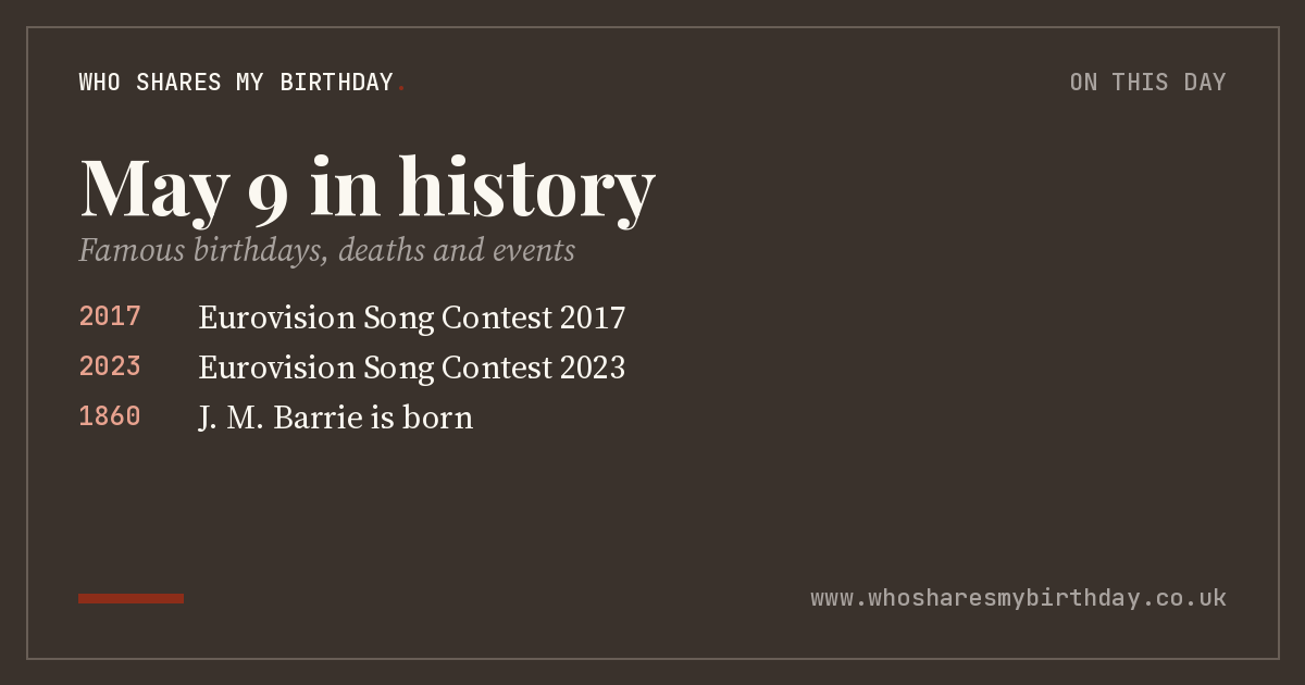 May 9 in history