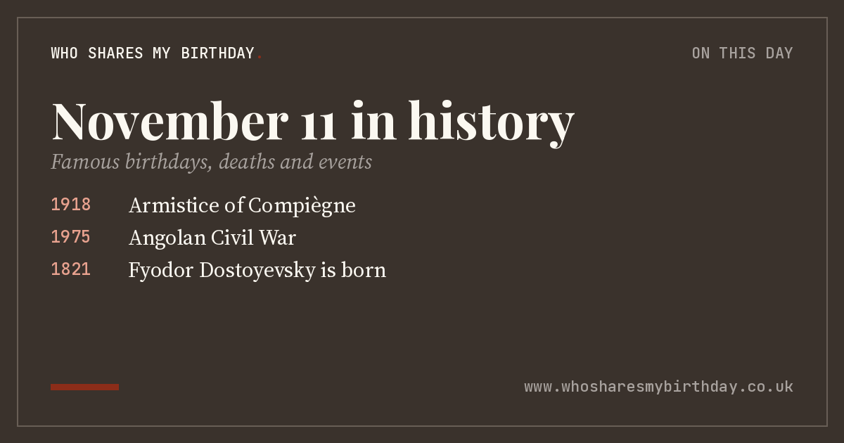 November 11 in history