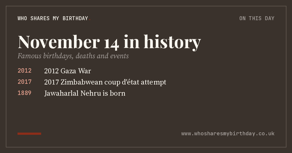 November 14 in history