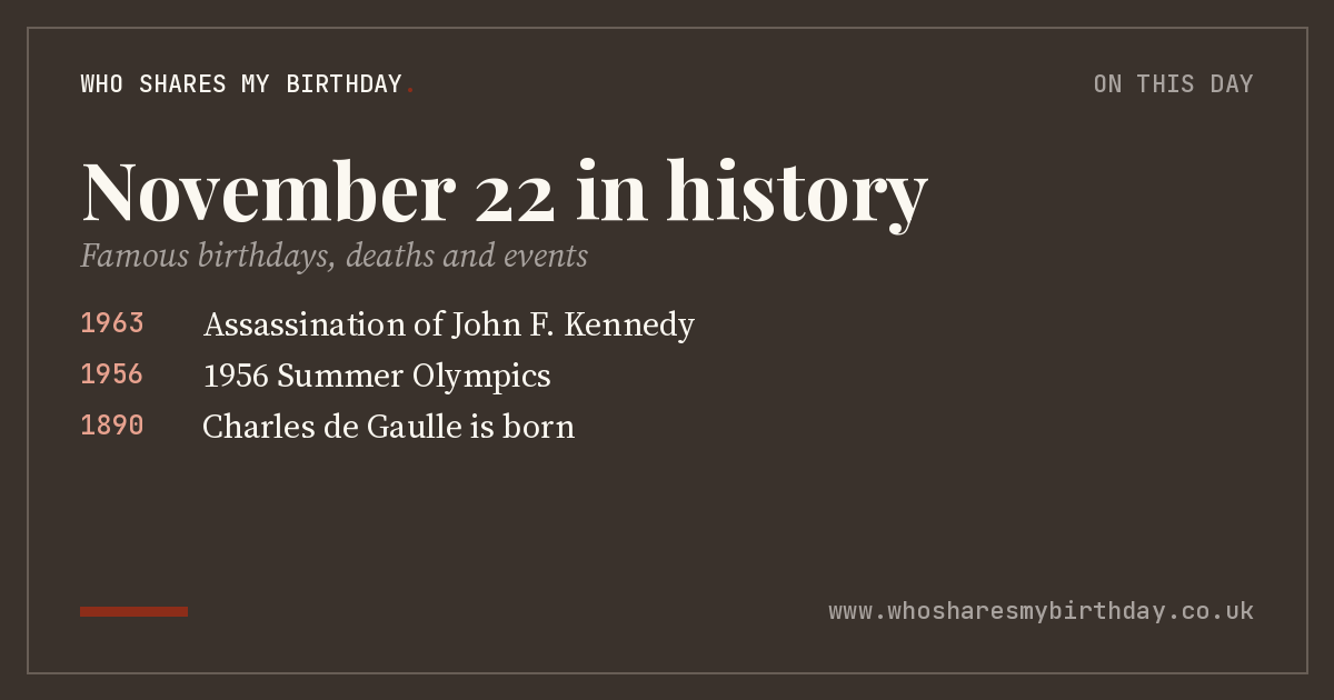 November 22 in history