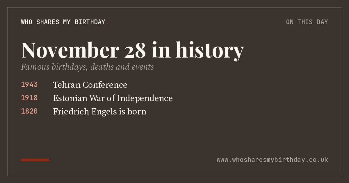 November 28 in history