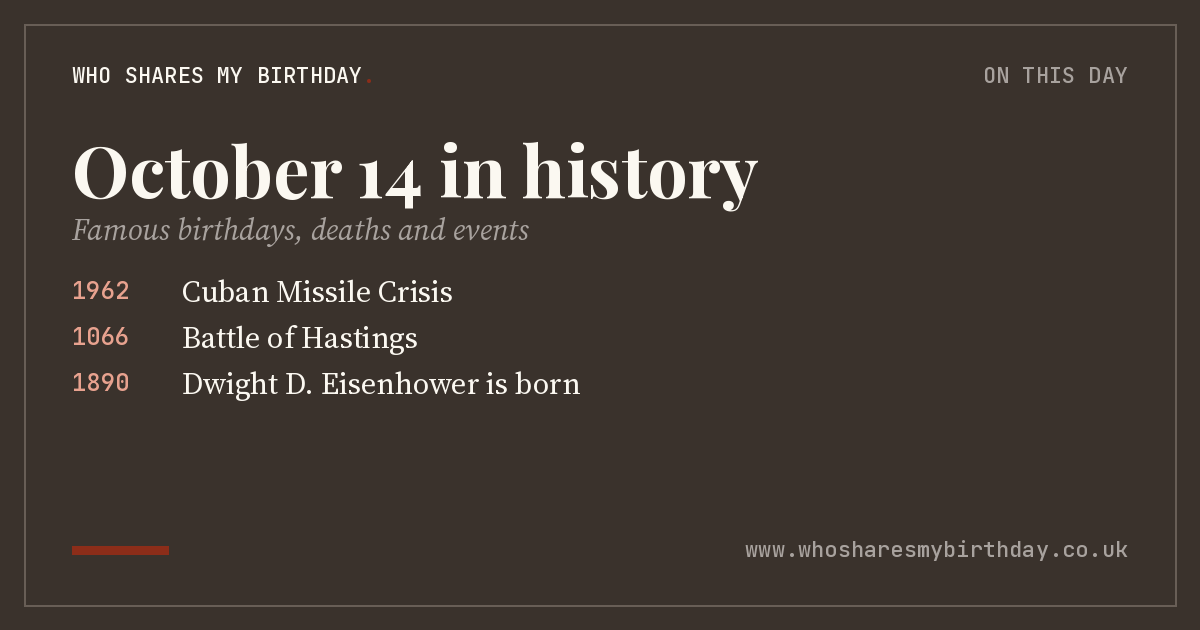 October 14 in history