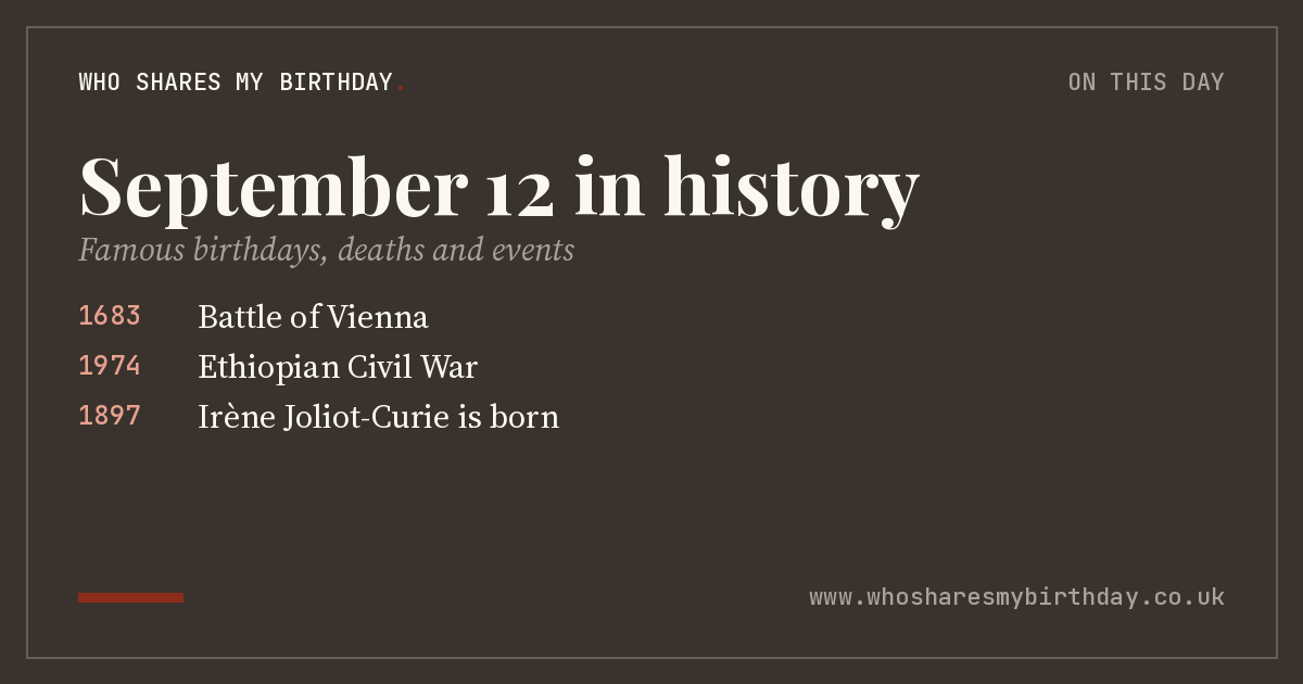 September 12 in history