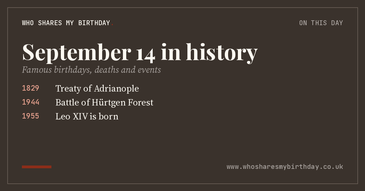 September 14 in history