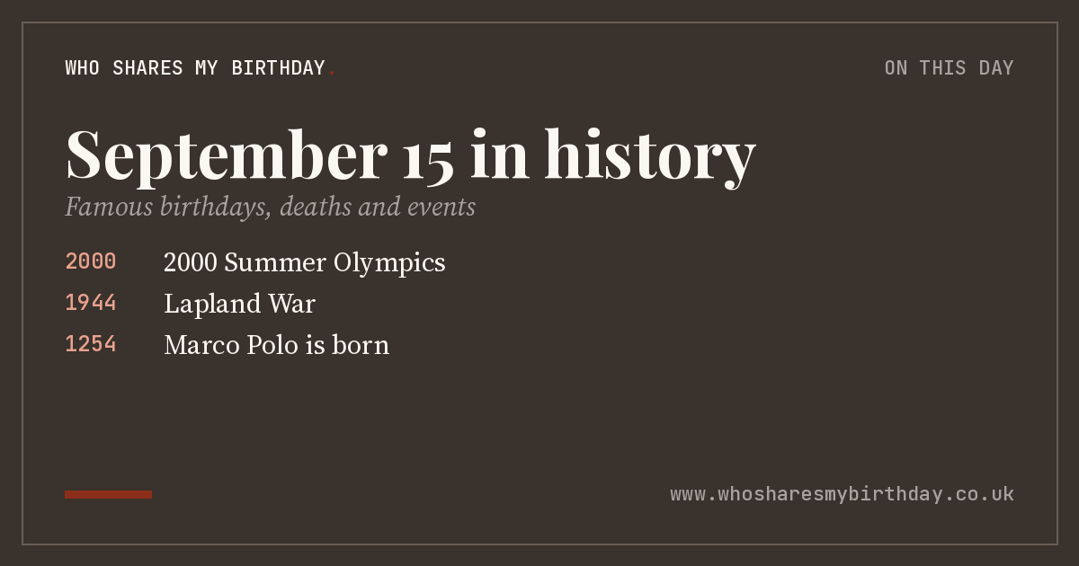 September 15 in history